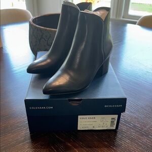 Cole Haan Women's Sleek Black Booties